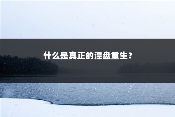 什么是真正的涅盘重生?