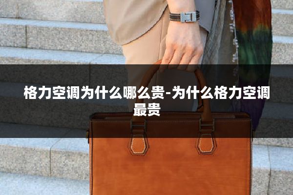 格力空调为什么哪么贵-为什么格力空调最贵