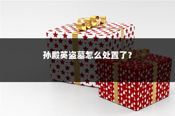 孙殿英盗墓怎么处置了?