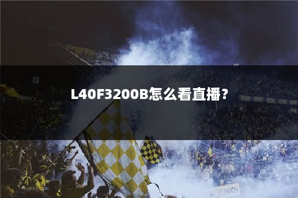 L40F3200B怎么看直播？