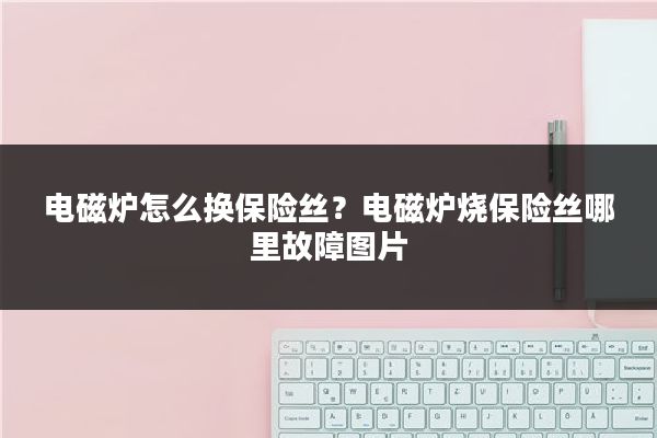电磁炉怎么换保险丝？电磁炉烧保险丝哪里故障图片