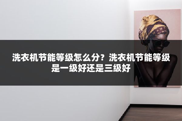 洗衣机节能等级怎么分？洗衣机节能等级是一级好还是三级好