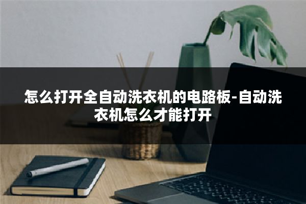 怎么打开全自动洗衣机的电路板-自动洗衣机怎么才能打开