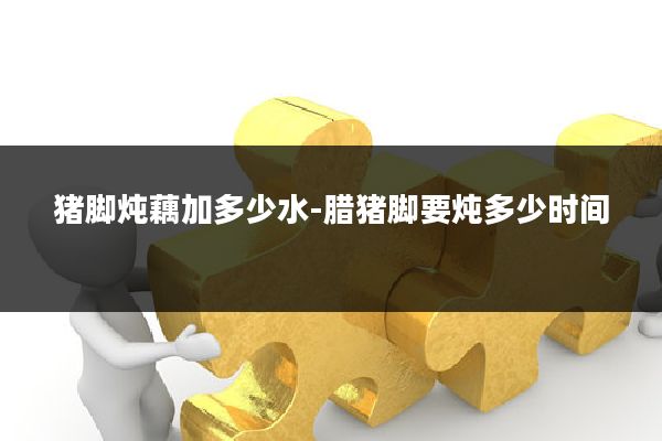 猪脚炖藕加多少水-腊猪脚要炖多少时间