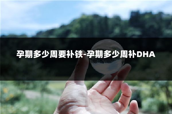 孕期多少周要补铁-孕期多少周补DHA