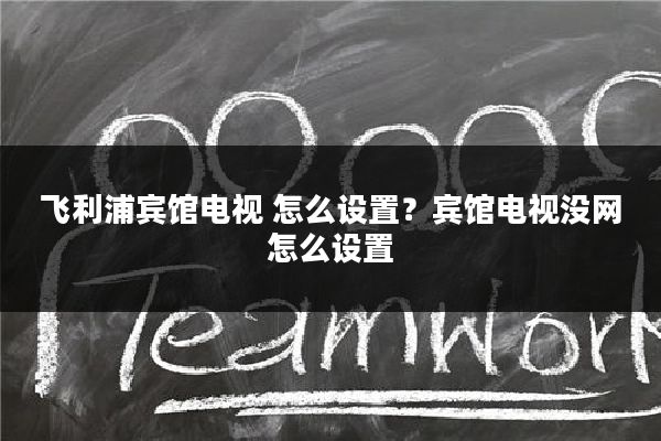飞利浦宾馆电视 怎么设置？宾馆电视没网怎么设置