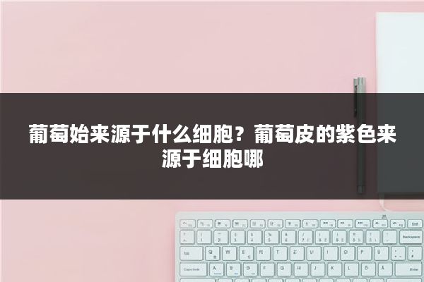 葡萄始来源于什么细胞?葡萄皮的紫色来源于细胞哪
