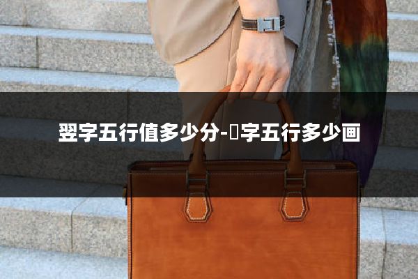 翌字五行值多少分-璟字五行多少画