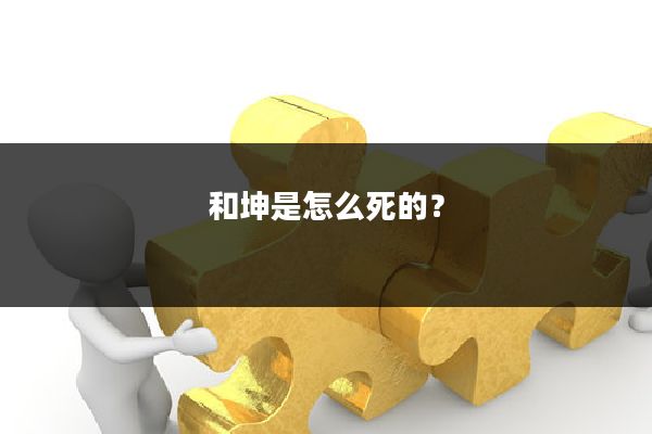 和坤是怎么死的?