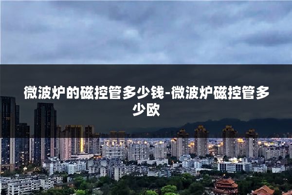 微波炉的磁控管多少钱-微波炉磁控管多少欧