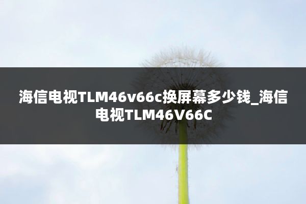 海信电视TLM46v66c换屏幕多少钱_海信电视TLM46V66C