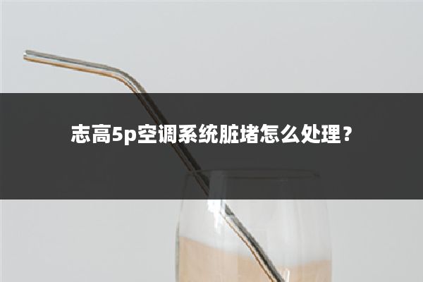 志高5p空调系统脏堵怎么处理?