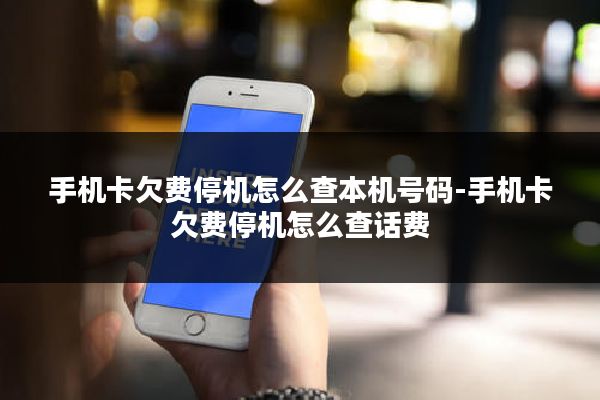 手机卡欠费停机怎么查本机号码-手机卡欠费停机怎么查话费